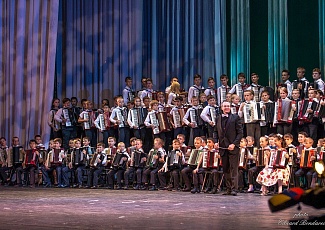 Шахтинец - участник сводного оркестра на Кубке мира по аккордеону и баяну
