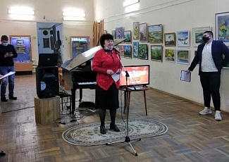 В Шахтинском краеведческом музее состоялось открытие XIV выставки художников Дона